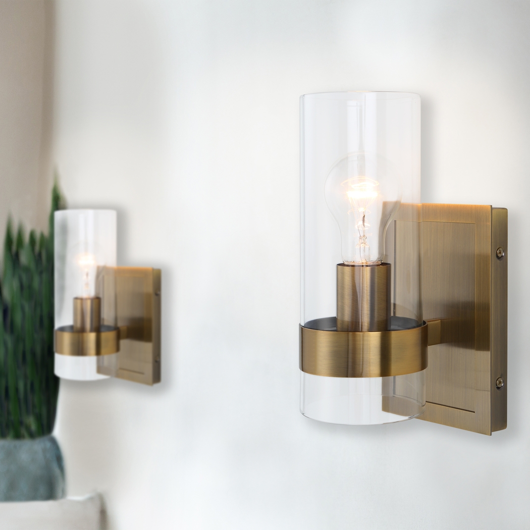 Serenity Reef Brass Sconce - Thumbnail - Image 2