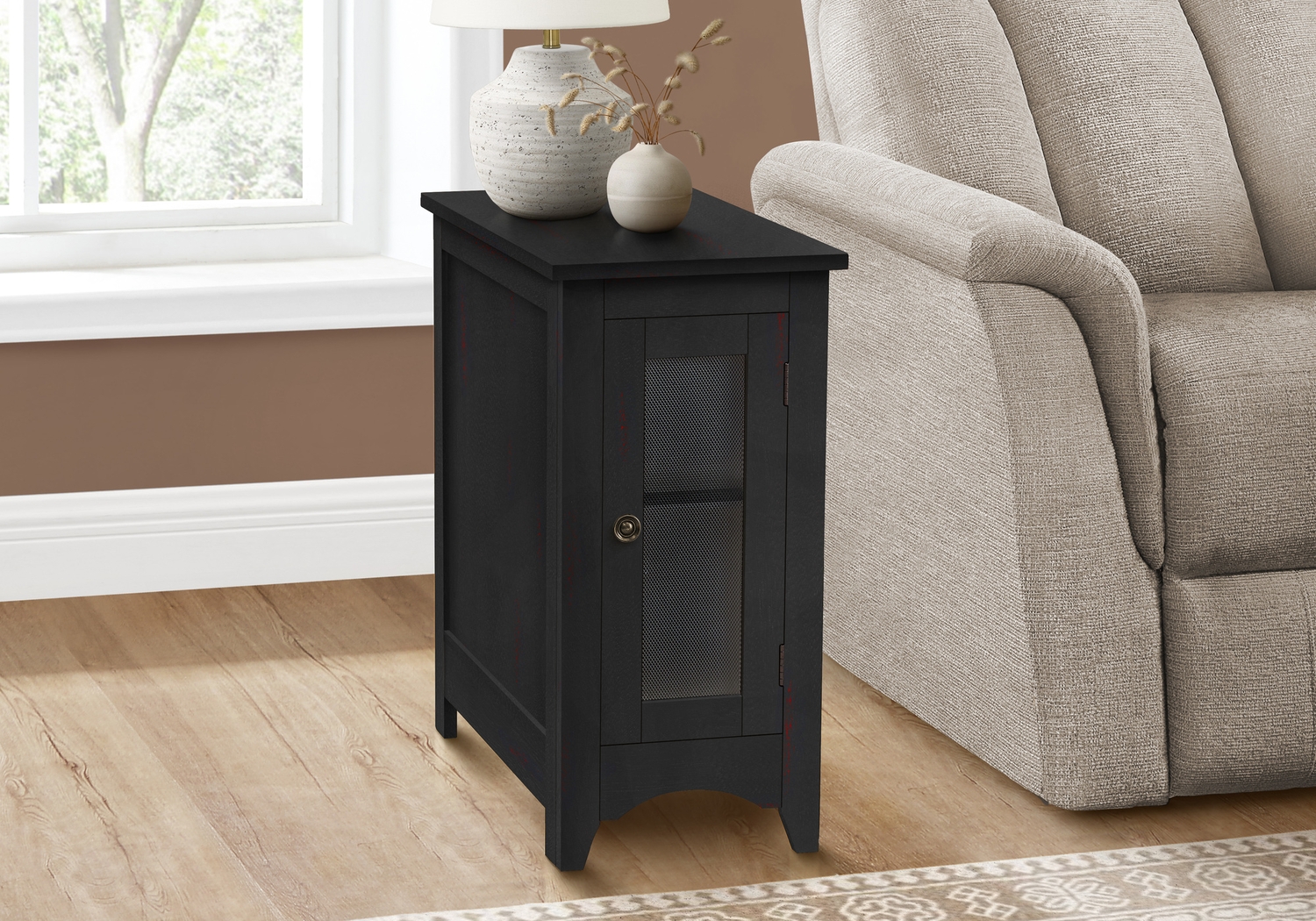 Serin Black End Table - Thumbnail - Image 3