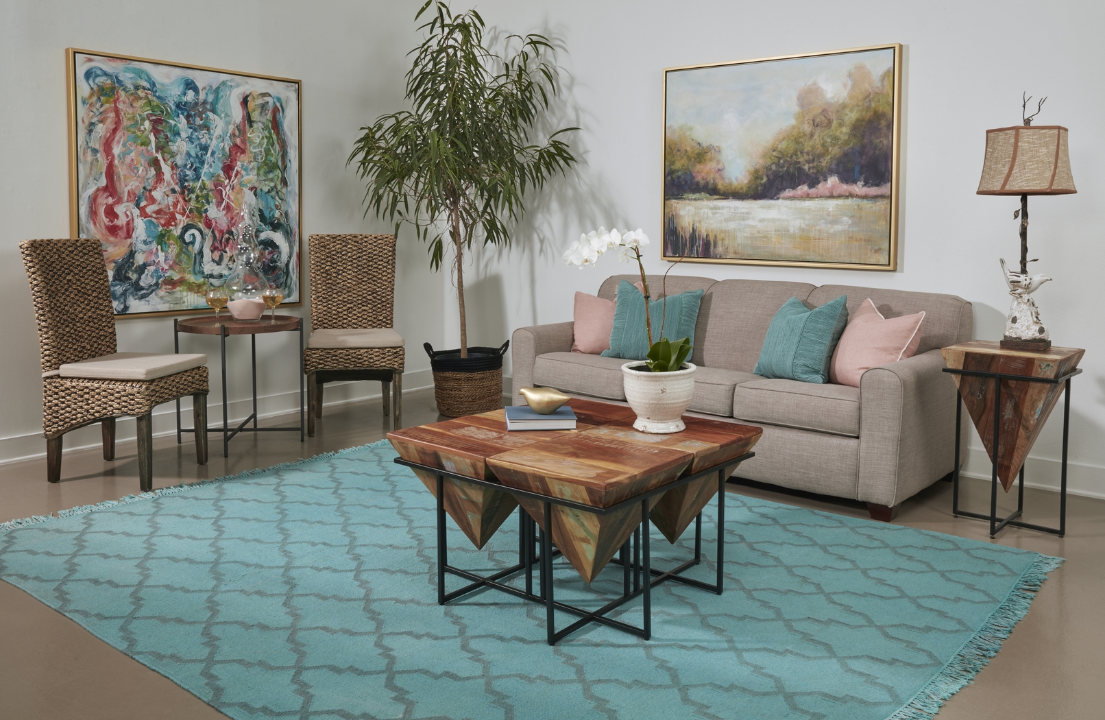 Serlio Brown Square Cocktail Table - Thumbnail - Image 7