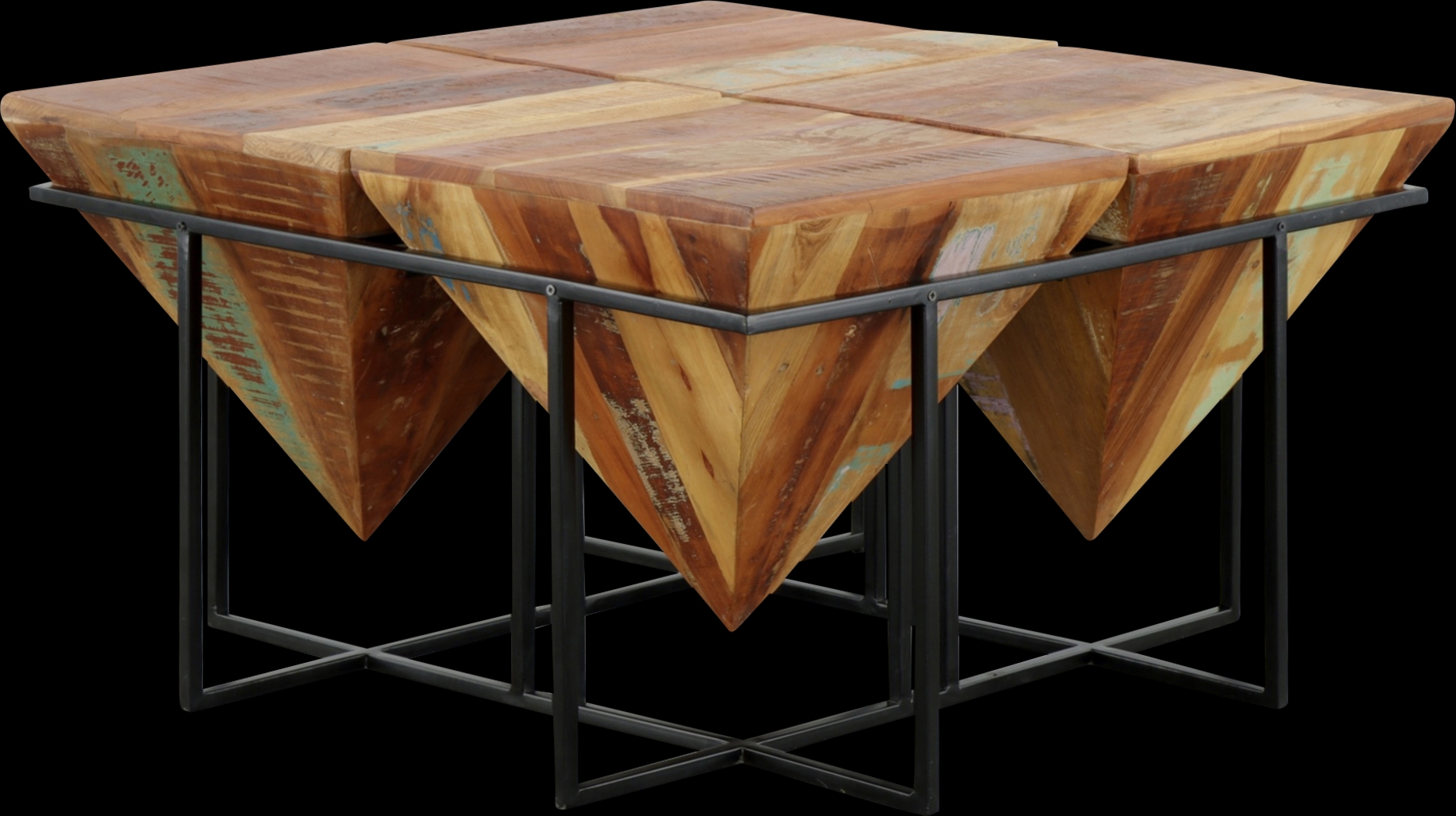 Serlio Brown Square Cocktail Table - Thumbnail - Image 1
