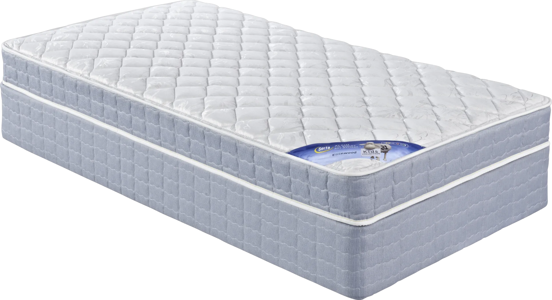 Serta Ellinwood Low Profile Full Mattress Set - Thumbnail - Image 1
