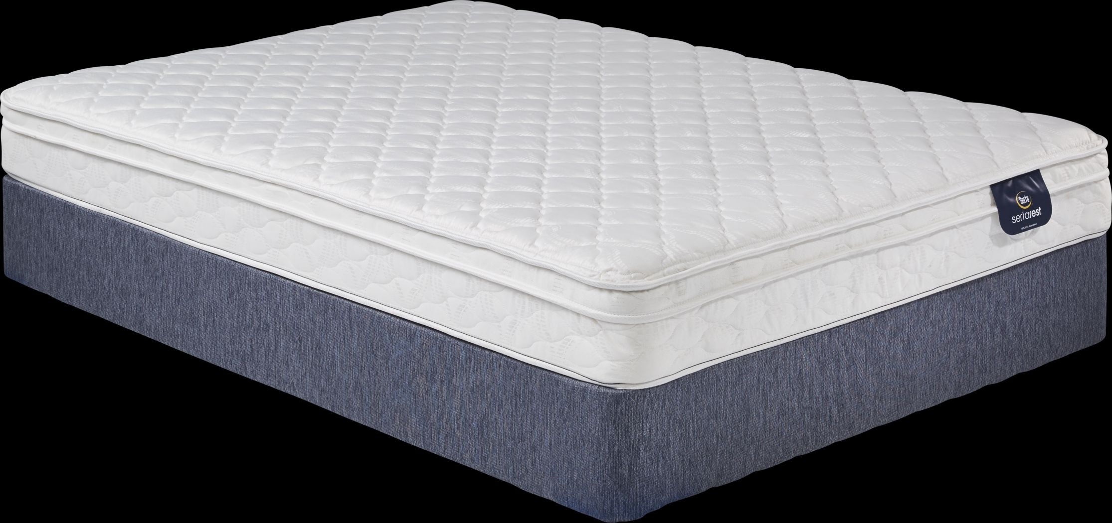 Serta Elmont Low Profile Full Mattress Set - Thumbnail - Image 1