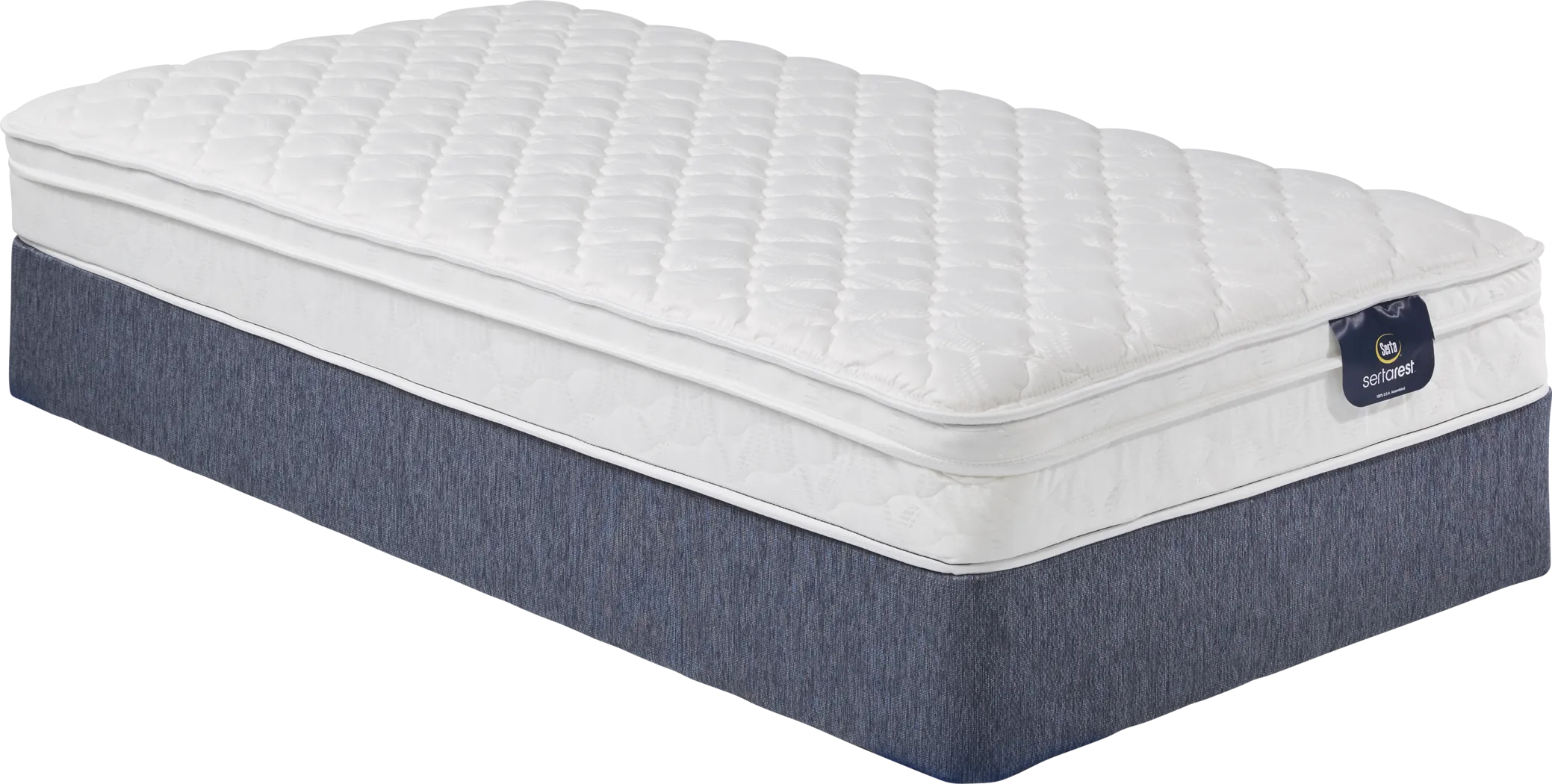 Serta Elmont High Profile Twin Mattress Set - Thumbnail - Image 1