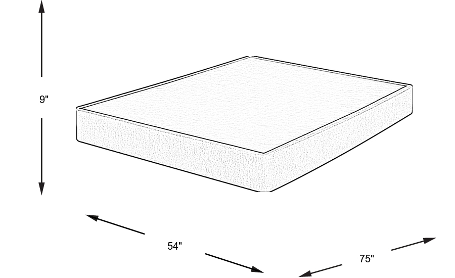 Dimension Image. Please refer to the Dimension Tab on this page for dimension details.