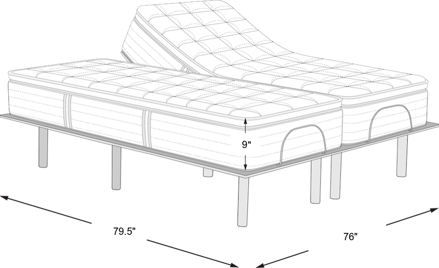 Dimension Image. Please refer to the Dimension Tab on this page for dimension details.