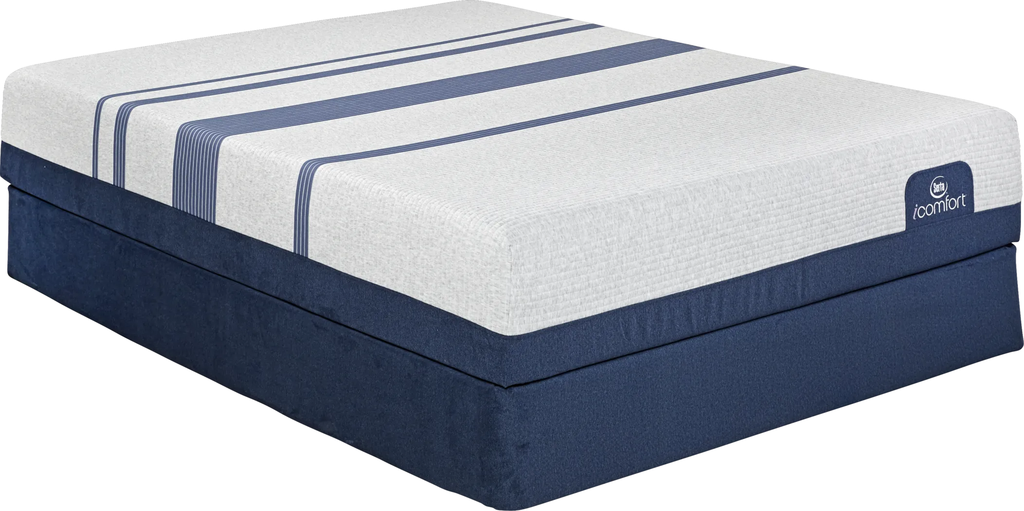 Serta iComfort Blue 500 Low Profile King Mattress Set - Thumbnail - Image 1