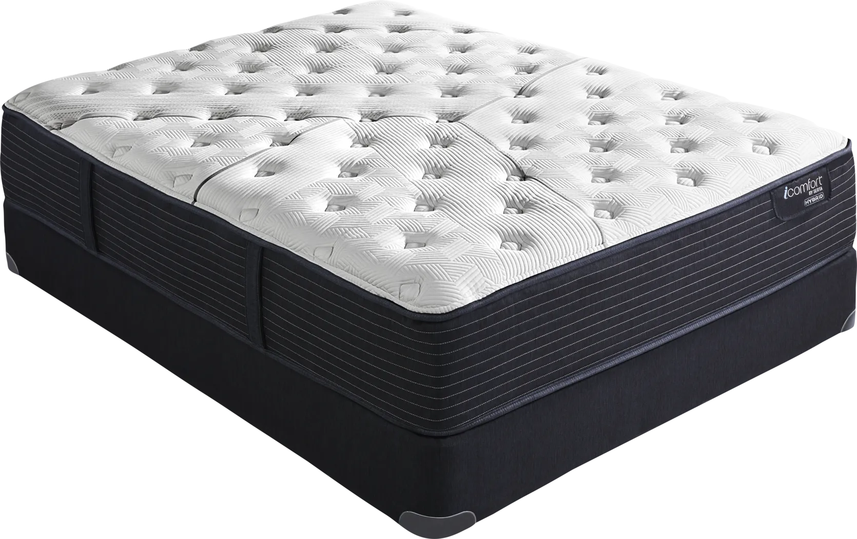 Serta iComfort CF2000C Quilted II Plush High Profile Queen Mattress Set - Thumbnail - Image 1