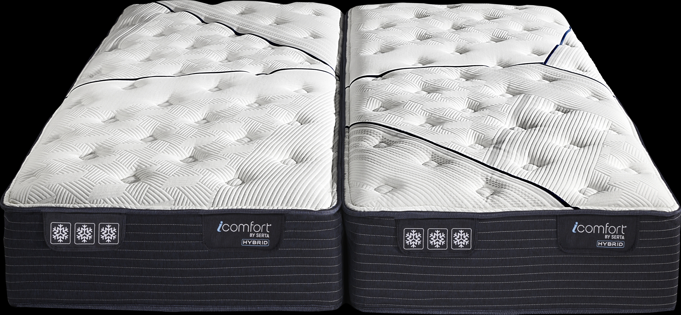 Serta iComfort CF3000 Quilted II Medium Split King Mattress (2 TWXL) - Thumbnail - Image 2