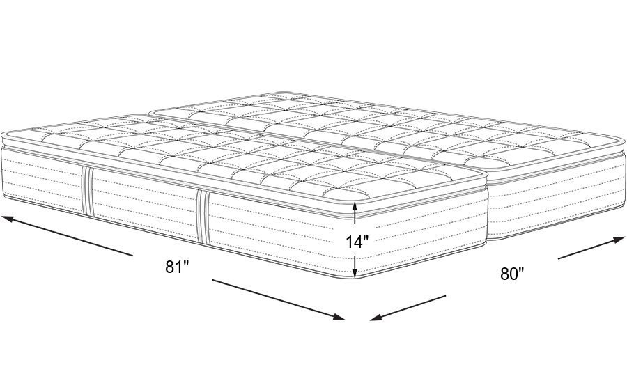 Dimension Image. Please refer to the Dimension Tab on this page for dimension details.