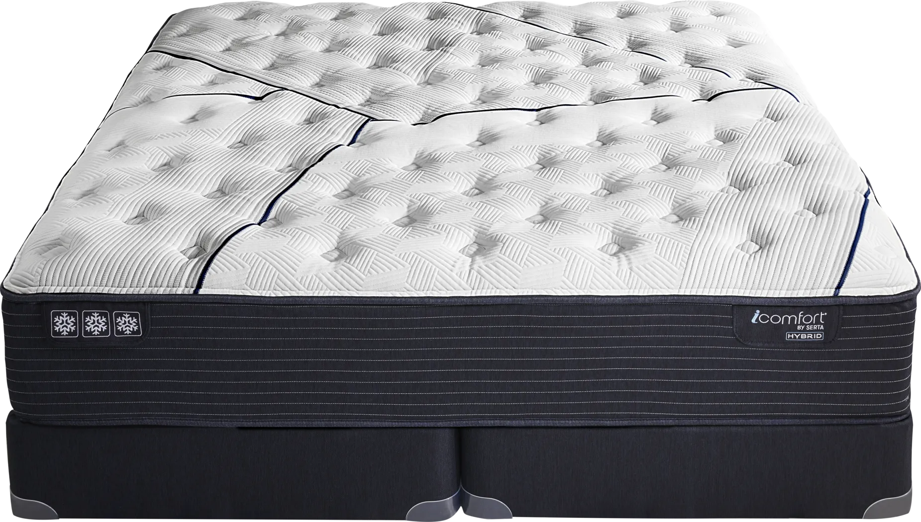 Serta iComfort CF3000 Quilted II Plush High Profile King Mattress Set - Thumbnail - Image 2