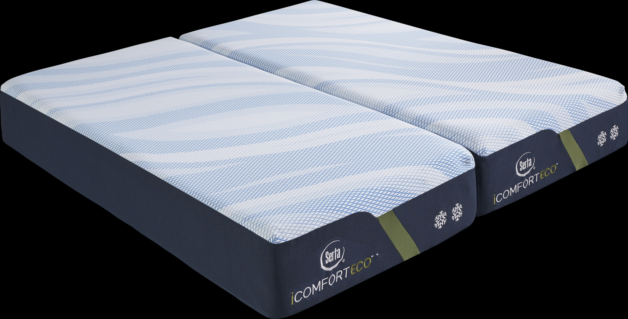 Serta iComfort Eco F10 Medium Split King Mattress (2 TWXL) - Thumbnail - Image 1