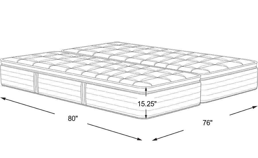 Dimension Image. Please refer to the Dimension Tab on this page for dimension details.