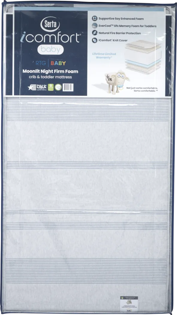 Serta iComfort Moonlit Nights Crib Mattress - Thumbnail - Image 2