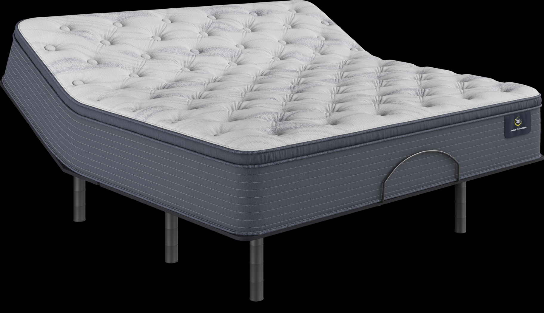 Serta Luxe Edition Adria Coast King Mattress with Head Up Only Base - Thumbnail - Image 1