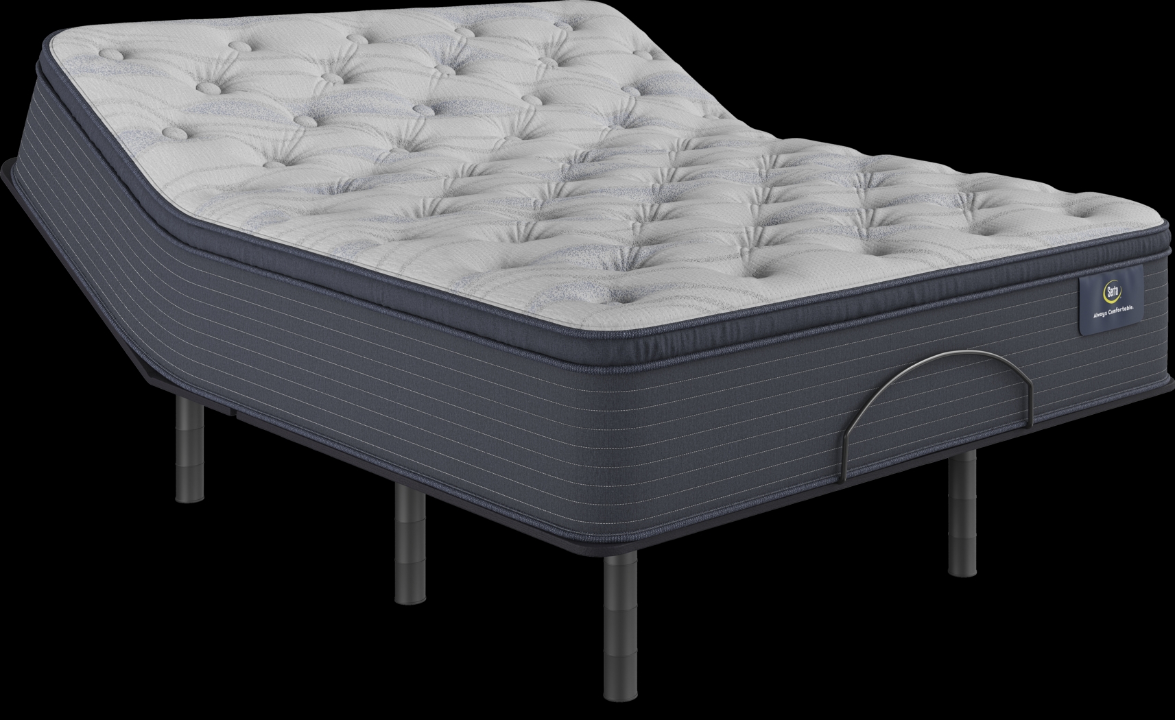 Serta Luxe Edition Adria Coast Queen Mattress with Head Up Only Base - Thumbnail - Image 1
