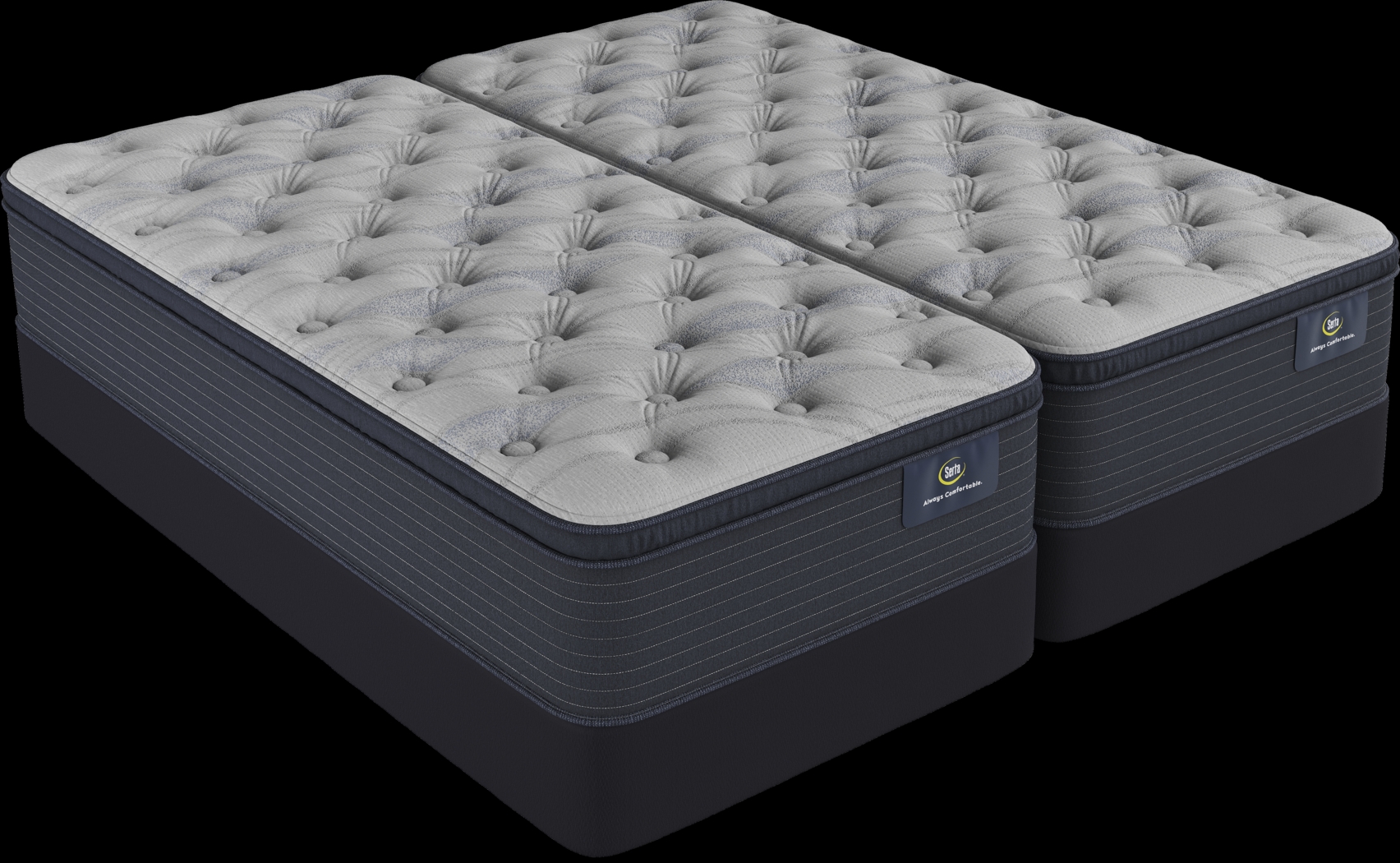 Serta Luxe Edition Adria Coast Split King High Profile Mattress Set - Thumbnail - Image 1