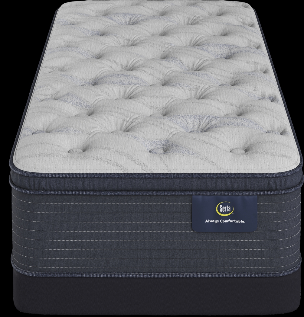 Serta Luxe Edition Adria Coast Twin Low Profile Mattress Set - Thumbnail - Image 2