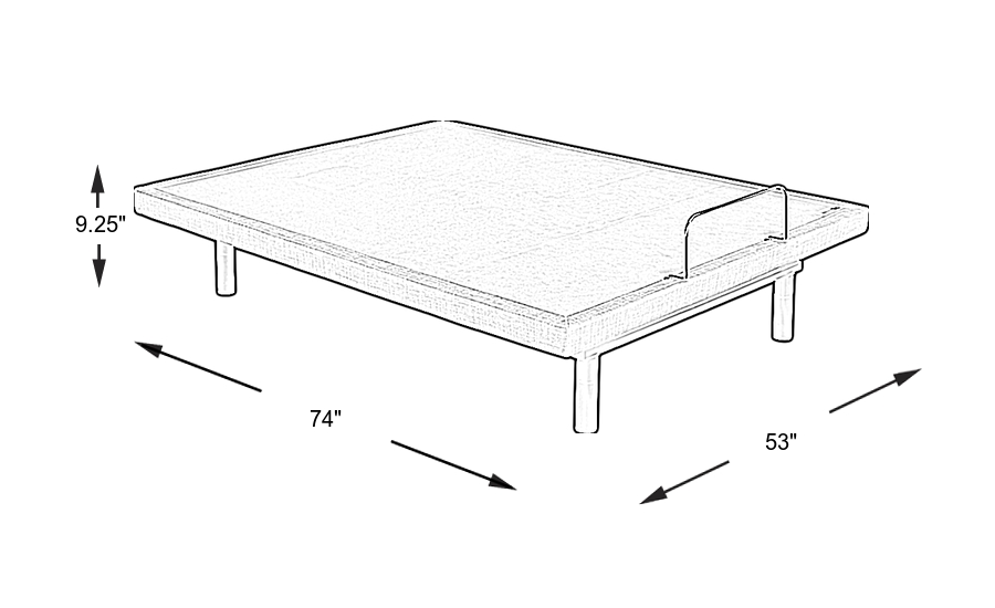 Dimension Image. Please refer to the Dimension Tab on this page for dimension details.