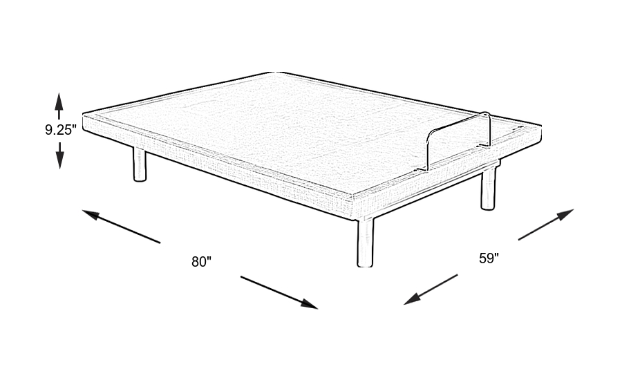 Dimension Image. Please refer to the Dimension Tab on this page for dimension details.