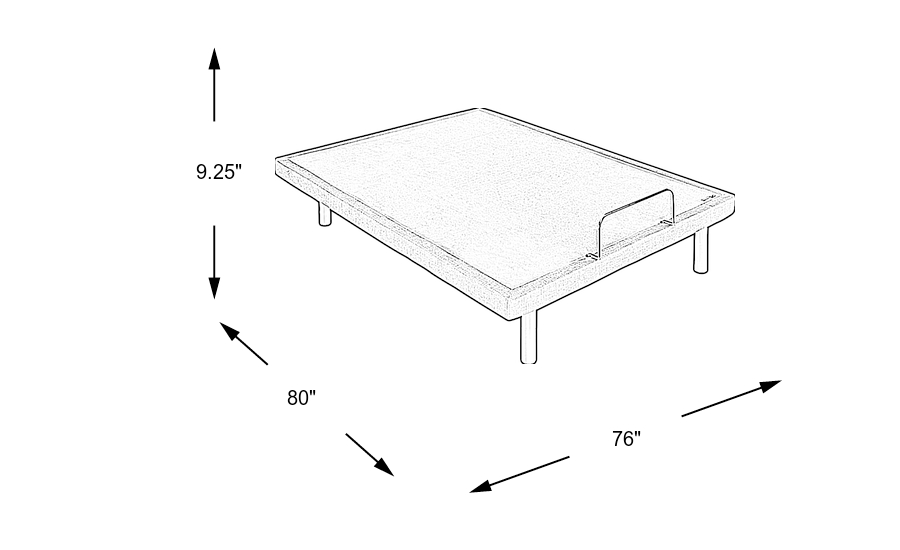 Dimension Image. Please refer to the Dimension Tab on this page for dimension details.