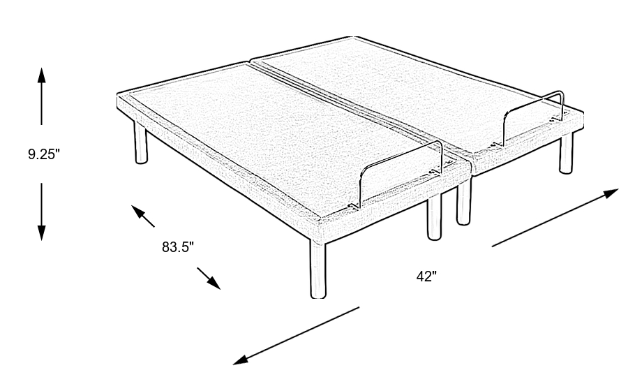 Dimension Image. Please refer to the Dimension Tab on this page for dimension details.