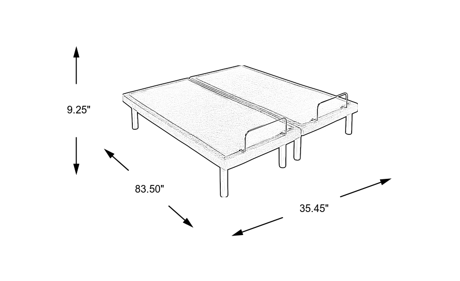 Dimension Image. Please refer to the Dimension Tab on this page for dimension details.