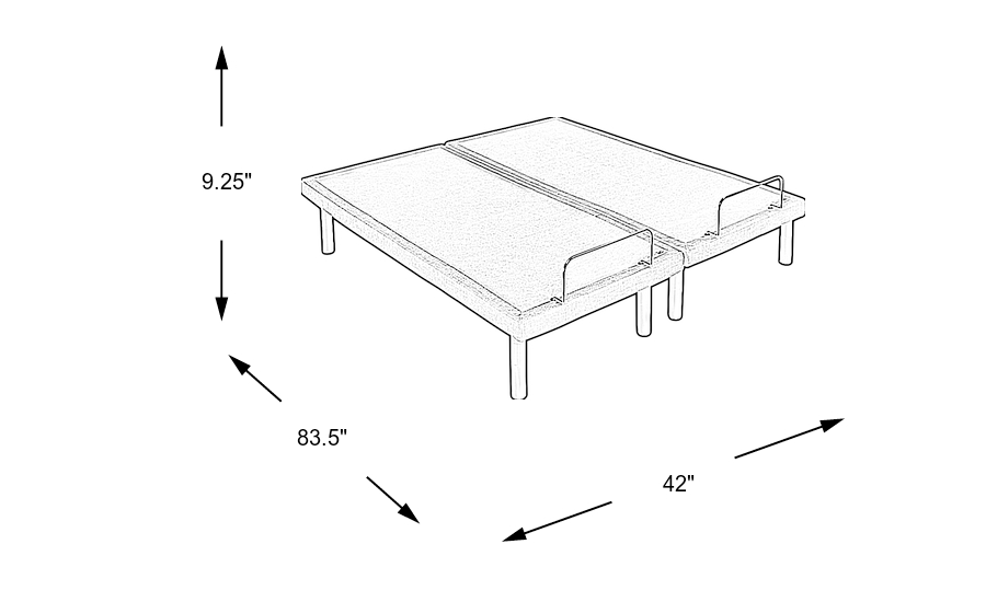 Dimension Image. Please refer to the Dimension Tab on this page for dimension details.