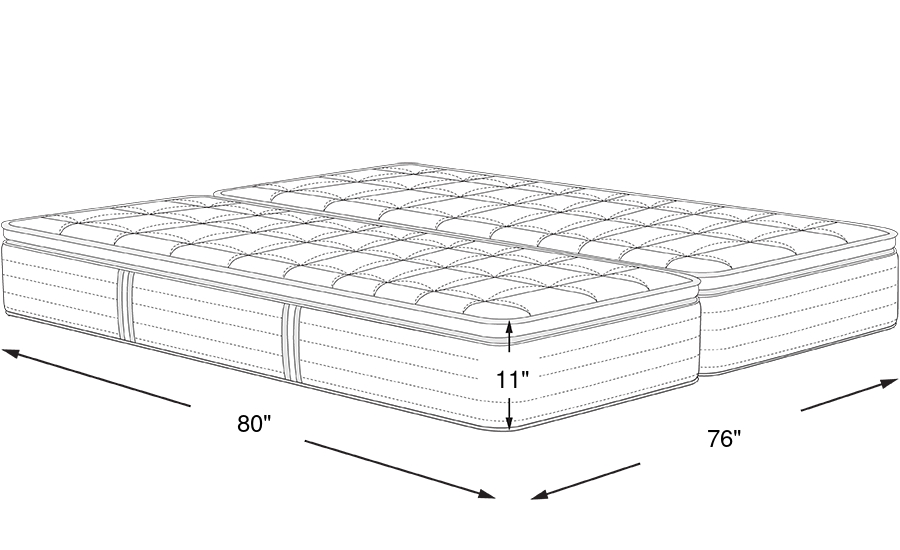 Dimension Image. Please refer to the Dimension Tab on this page for dimension details.