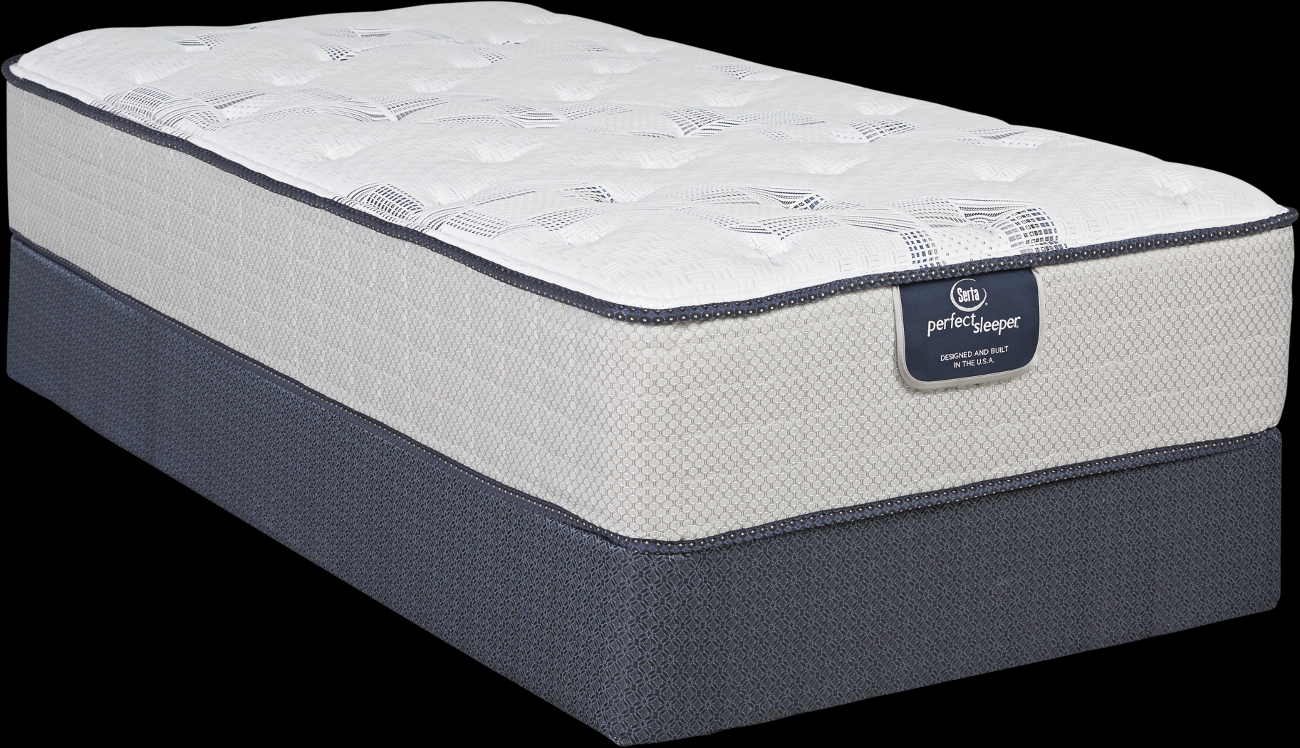 Serta Perfect Sleeper Capetown Low Profile Twin Mattress Set - Thumbnail - Image 1