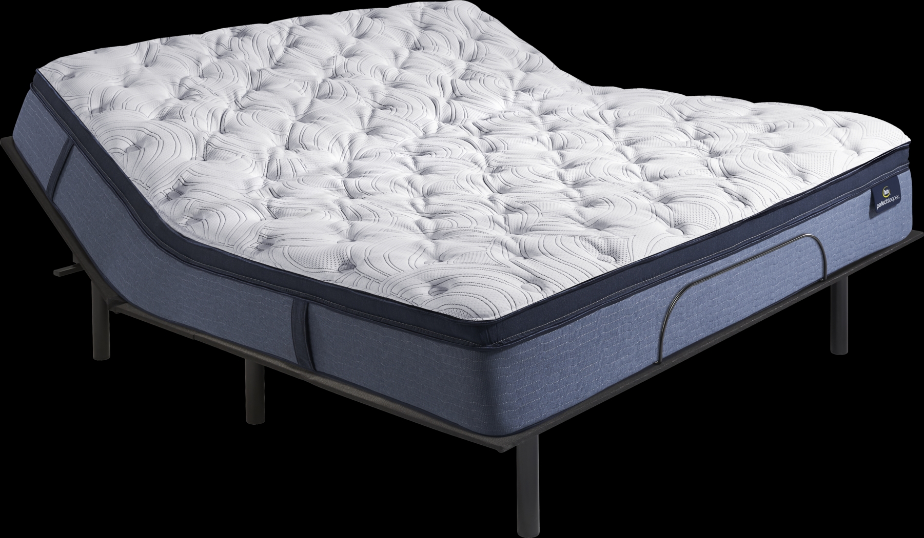 Serta Perfect Sleeper Delphine King Mattress with Head Up Only Base - Thumbnail - Image 1
