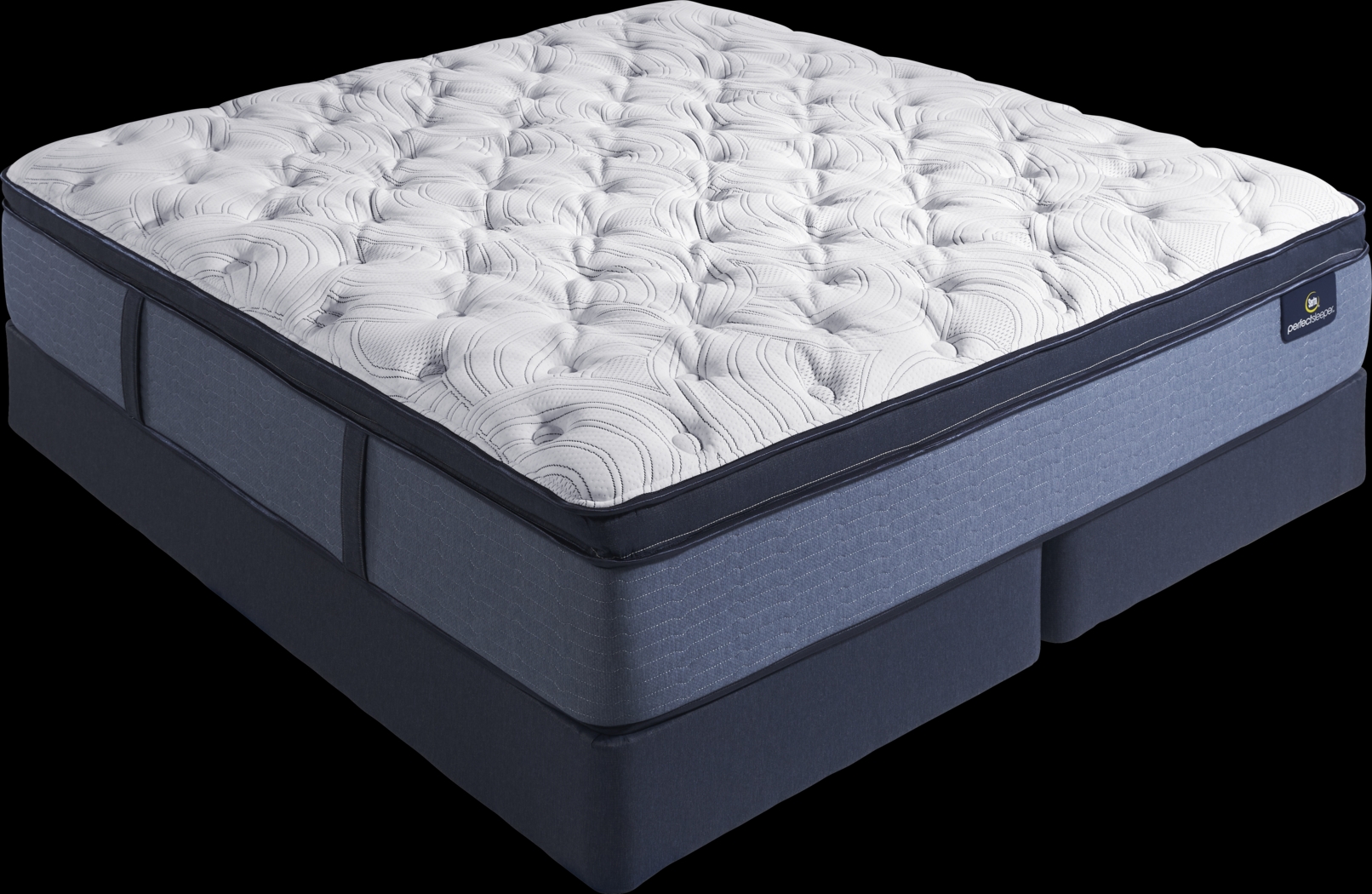 Serta Perfect Sleeper Delphine Low Profile King Mattress Set - Thumbnail - Image 1