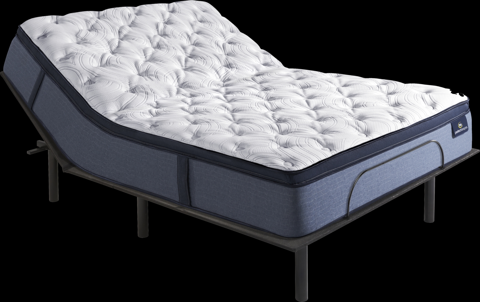 Serta Perfect Sleeper Delphine Queen Mattress with Head Up Only Base - Thumbnail - Image 1