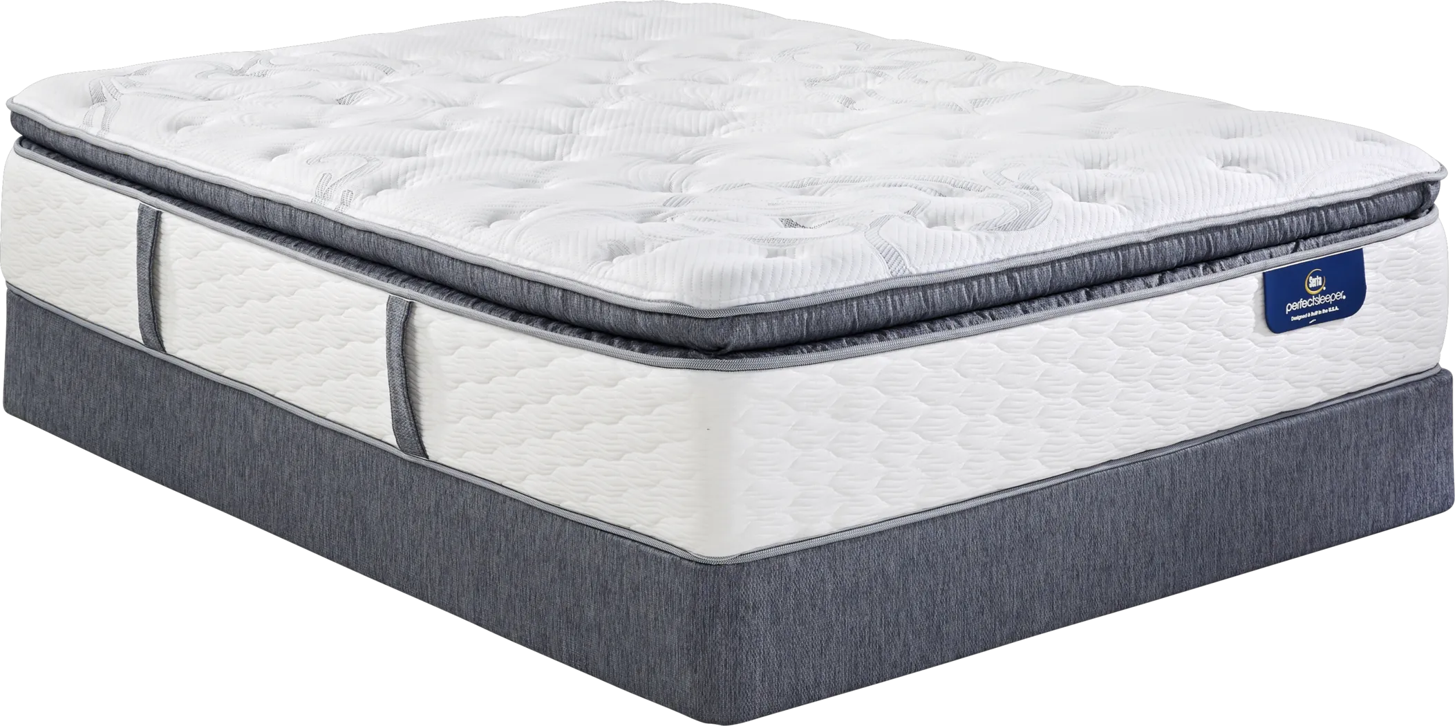 Serta Perfect Sleeper Elite Glengate Queen Mattress Set - Thumbnail - Image 1