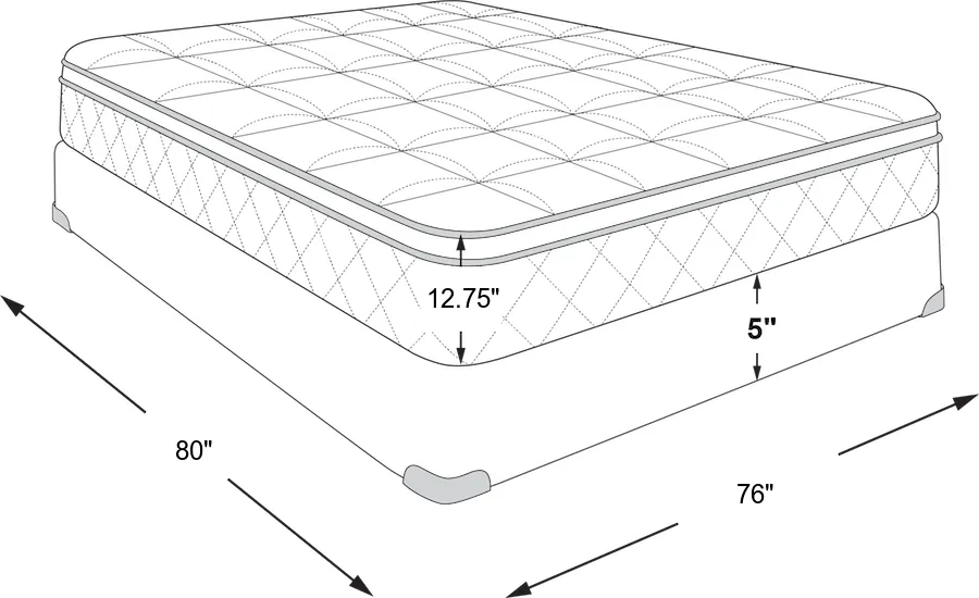 Dimension Image. Please refer to the Dimension Tab on this page for dimension details.