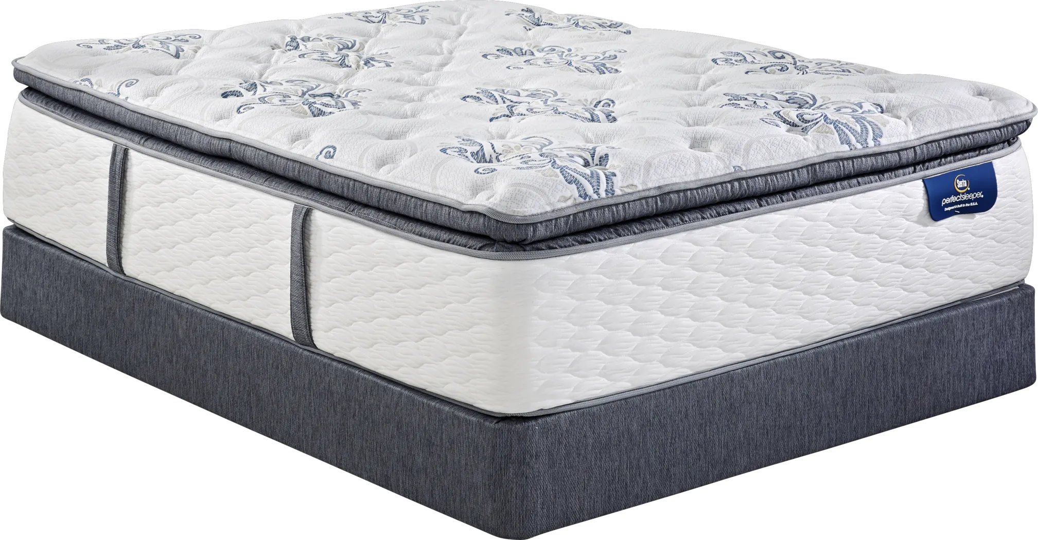 Serta Perfect Sleeper Elite Stewart Hills Queen Mattress Set - Thumbnail - Image 1