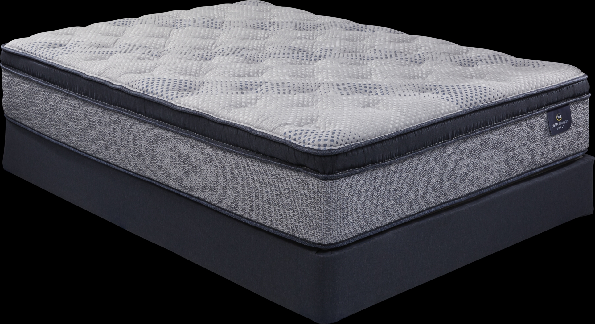 Serta Perfect Sleeper Gladwyn Low Profile Queen Mattress Set - Thumbnail - Image 1