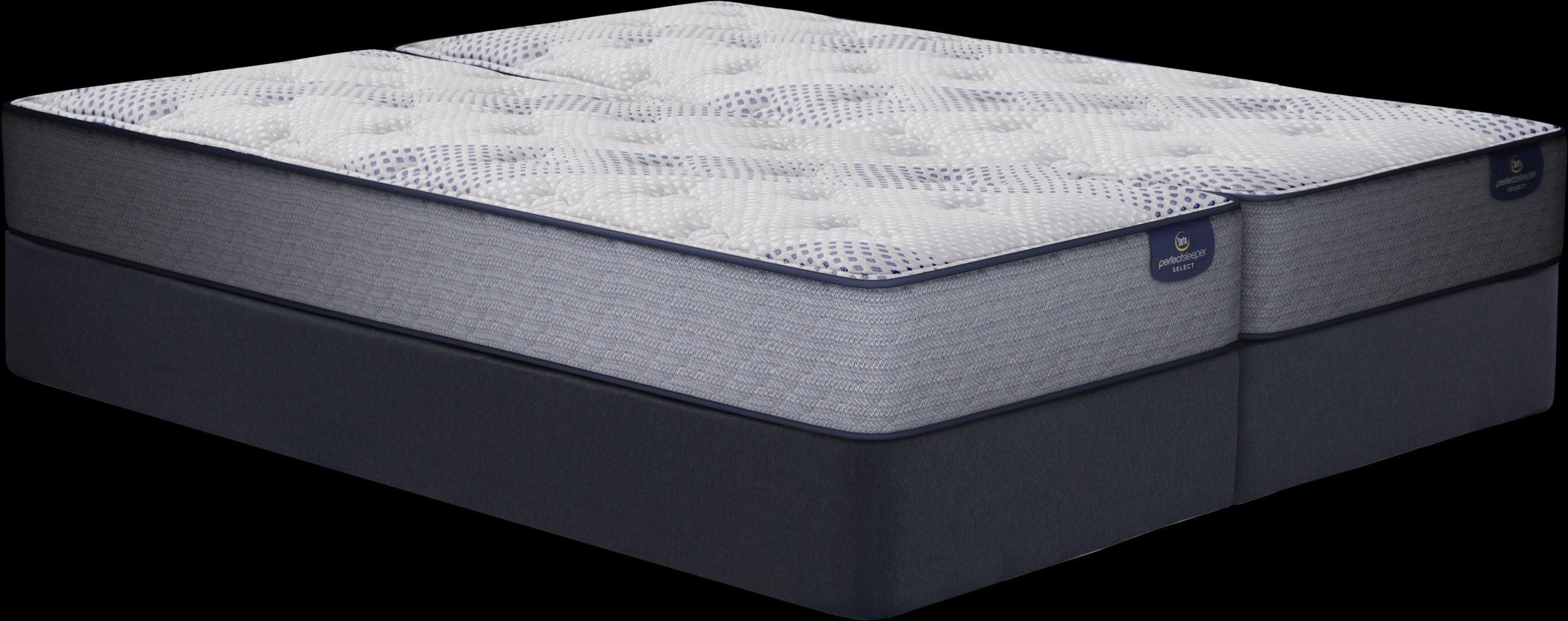 Serta Perfect Sleeper Hazelcrest Low Profile Split King Mattress Set - Thumbnail - Image 1