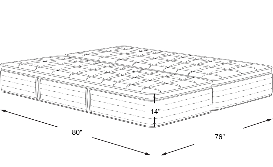 Dimension Image. Please refer to the Dimension Tab on this page for dimension details.