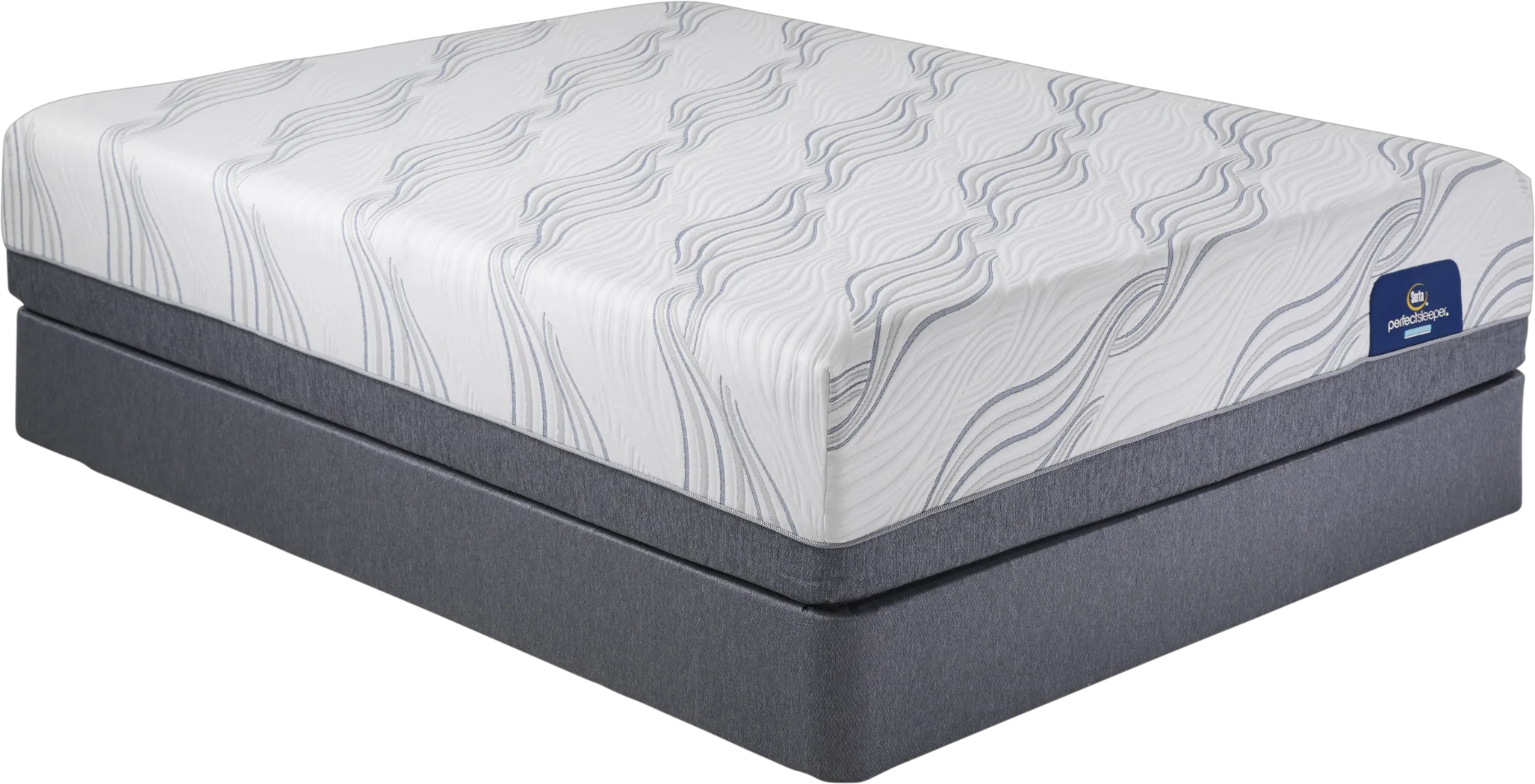 Serta Perfect Sleeper Hybrid Fall River King Mattress Set - Thumbnail - Image 1