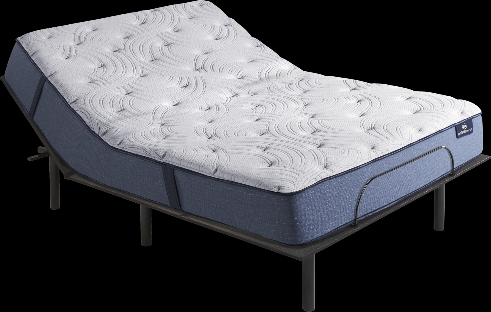 Serta Perfect Sleeper Kira Queen Mattress with Head Up Only Base - Thumbnail - Image 1