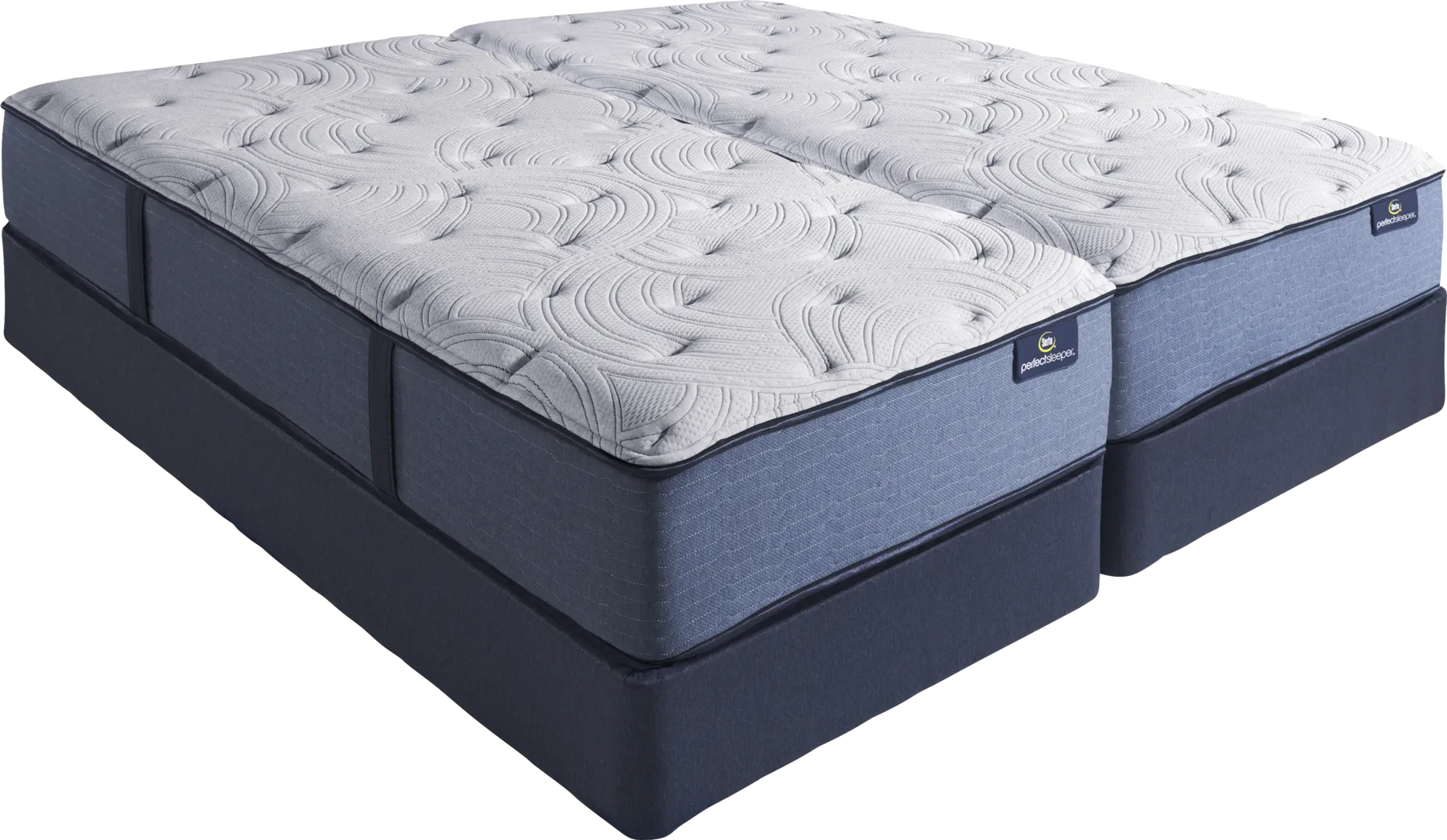 Serta Perfect Sleeper Leilani Low Profile Split King Mattress Set - Thumbnail - Image 1