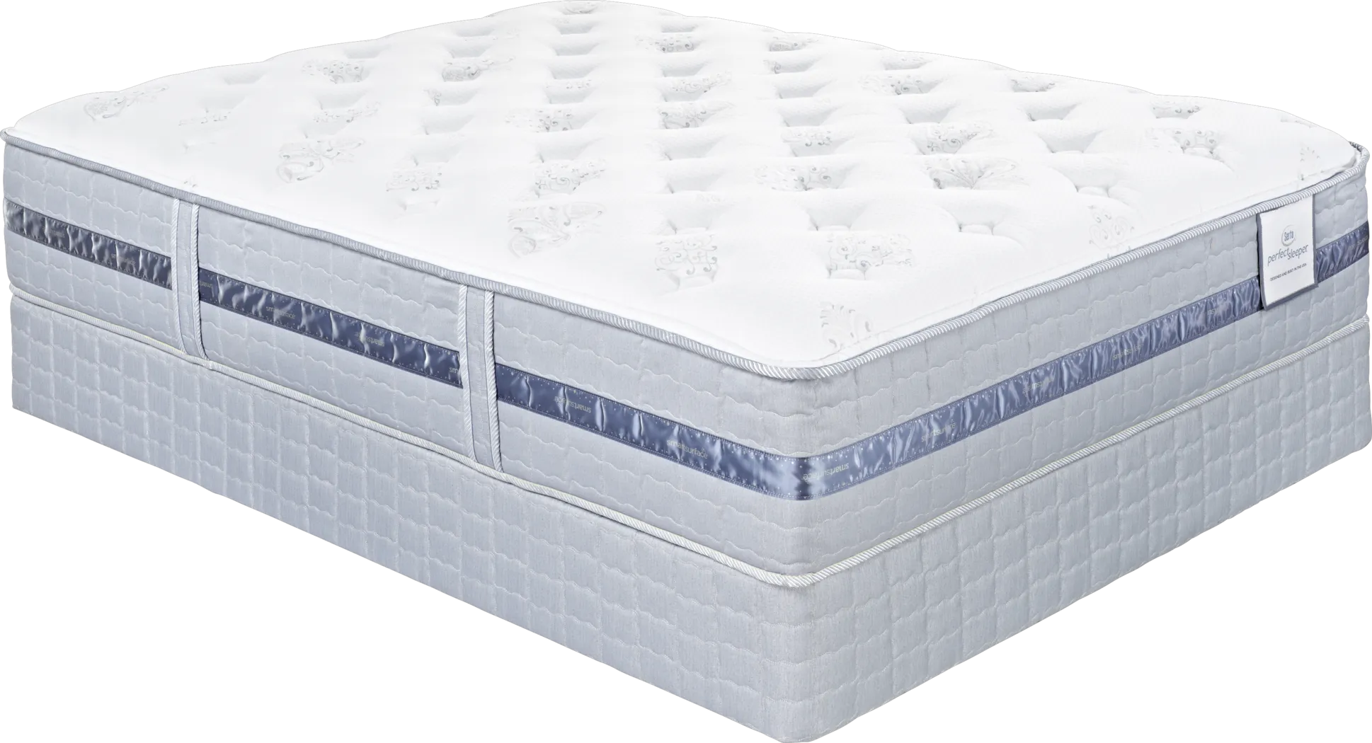 Serta Lindley Low Profile Queen Mattress Set | Rooms to Go