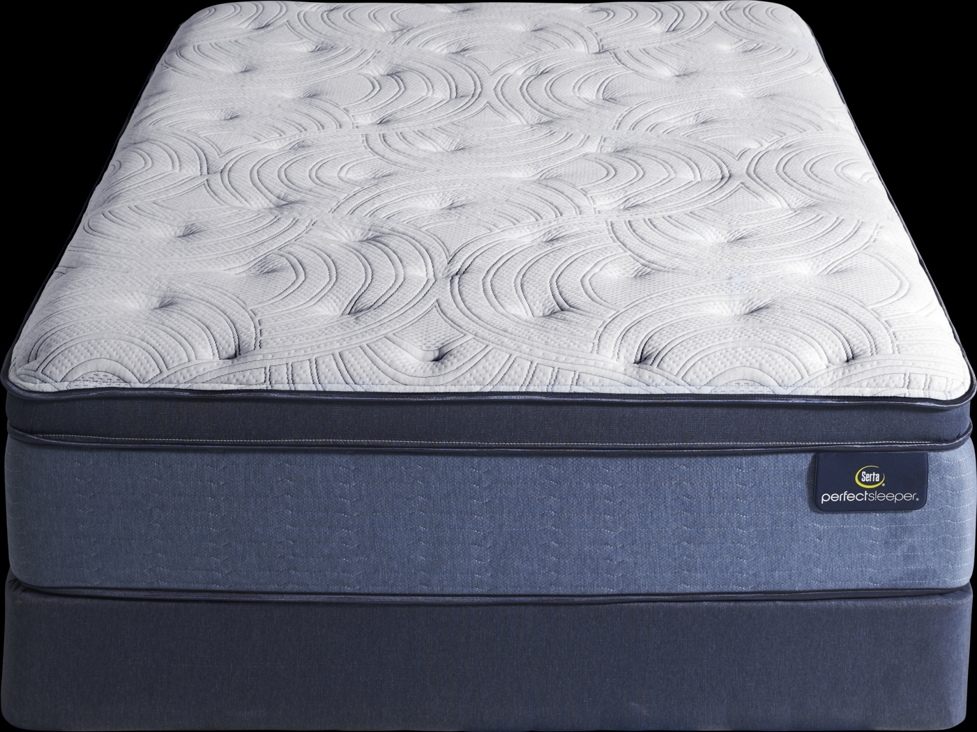 Serta Perfect Sleeper Mila Low Profile Queen Mattress Set - Thumbnail - Image 1