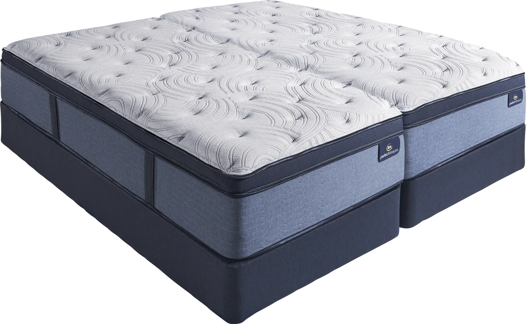Serta Perfect Sleeper Mila Low Profile Split King Mattress Set - Thumbnail - Image 1