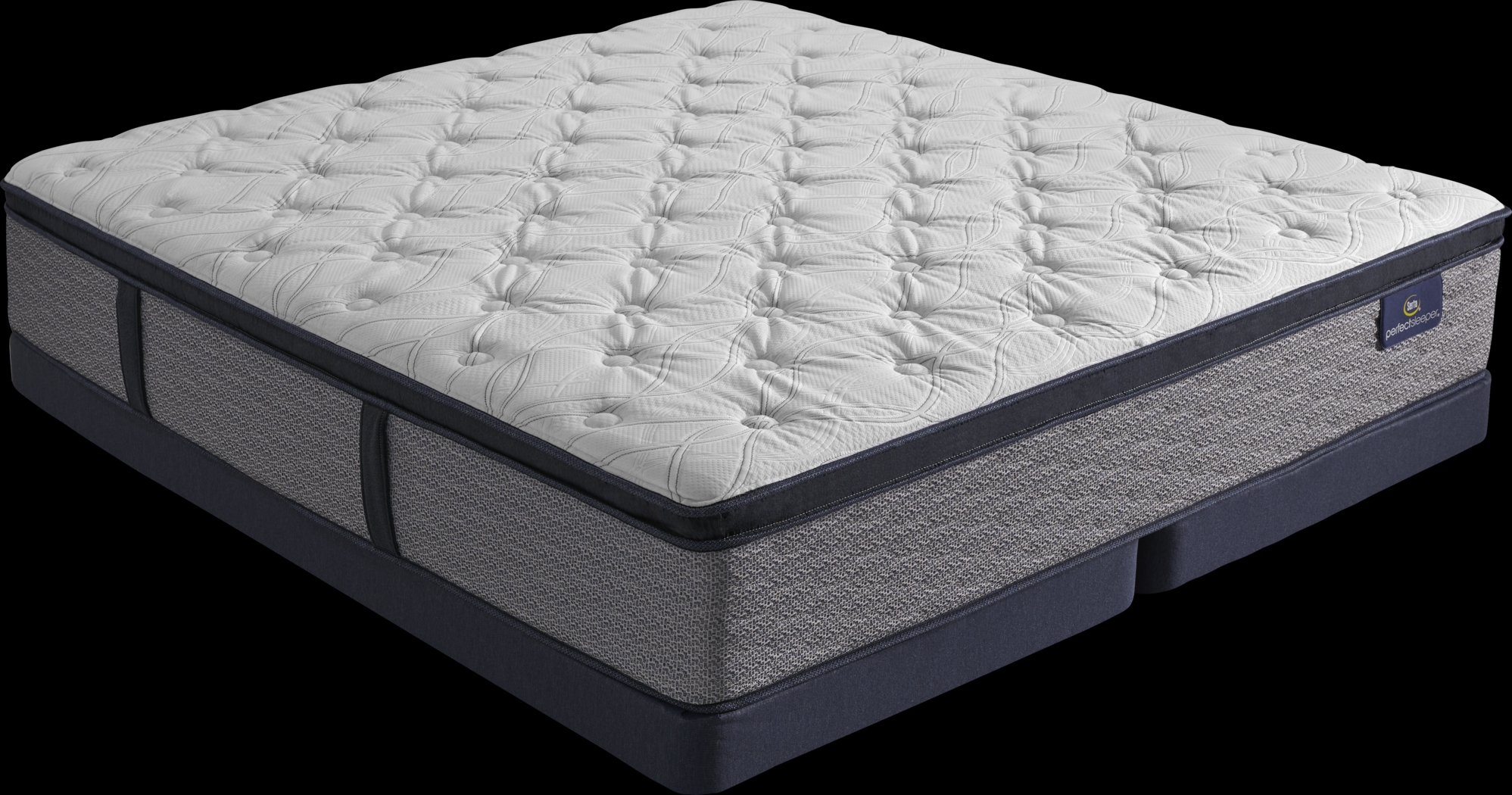 Serta Perfect Sleeper Pacific Dune Low Profile King Mattress Set - Thumbnail - Image 1