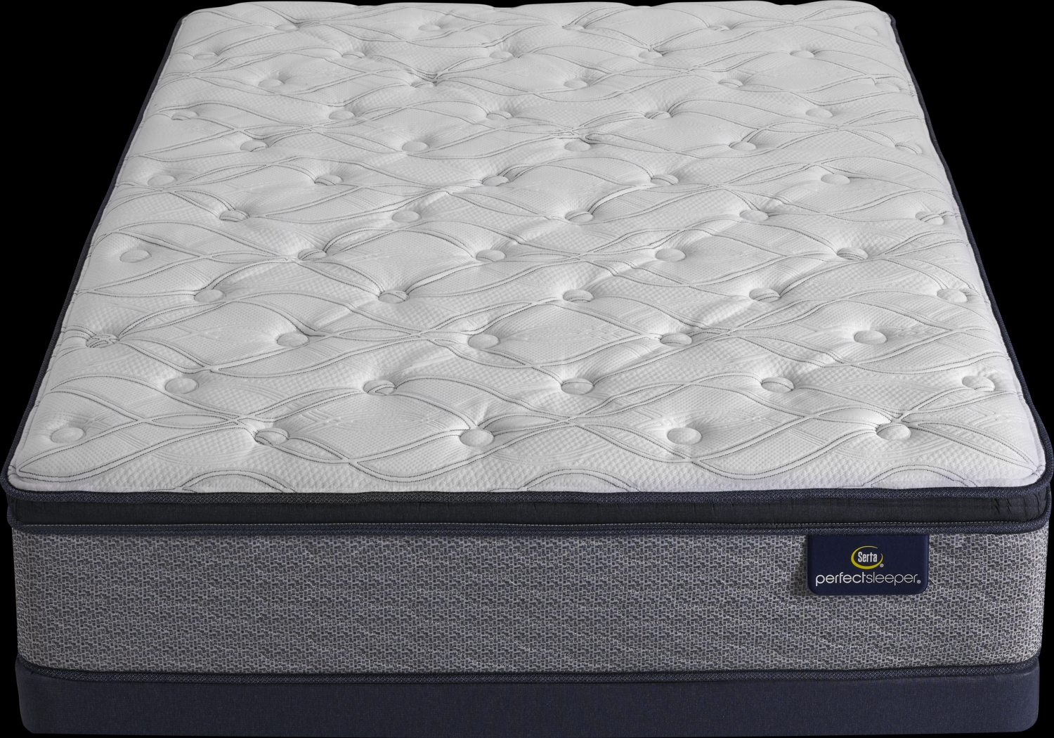 Serta Perfect Sleeper Pacific Dune Low Profile Queen Mattress Set - Thumbnail - Image 2