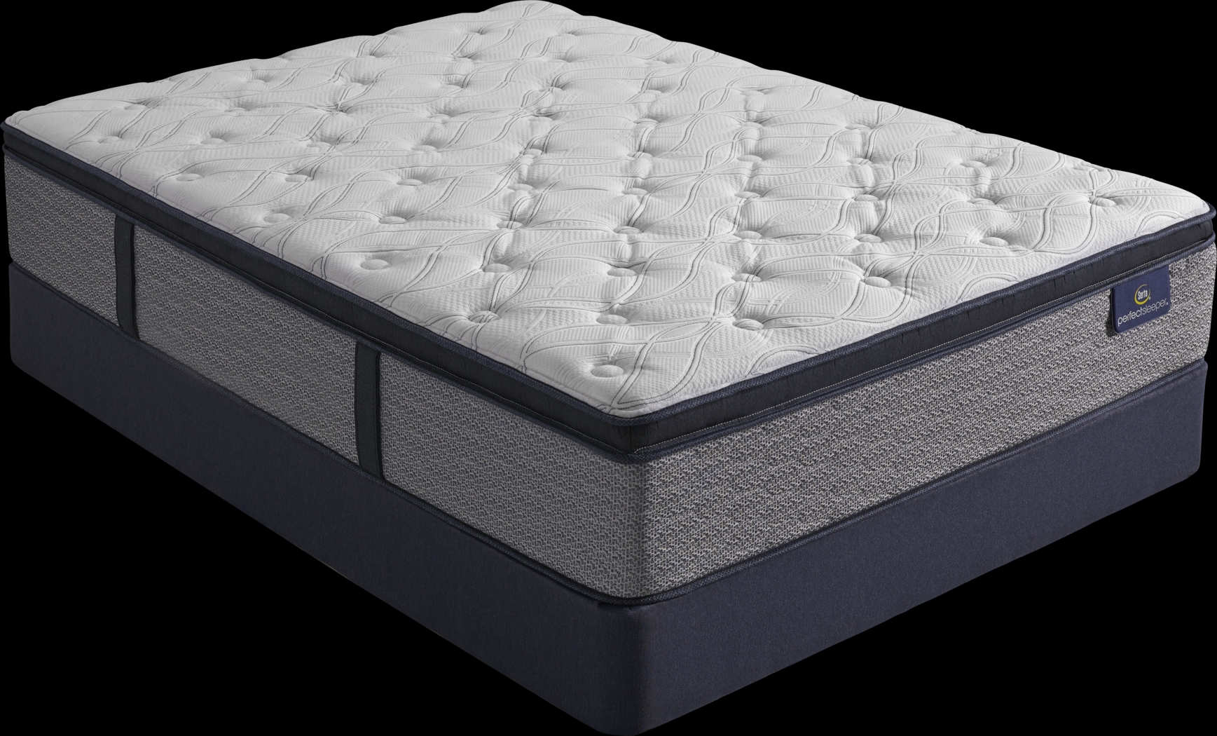 Serta Perfect Sleeper Pacific Dune High Profile Queen Mattress Set - Thumbnail - Image 1