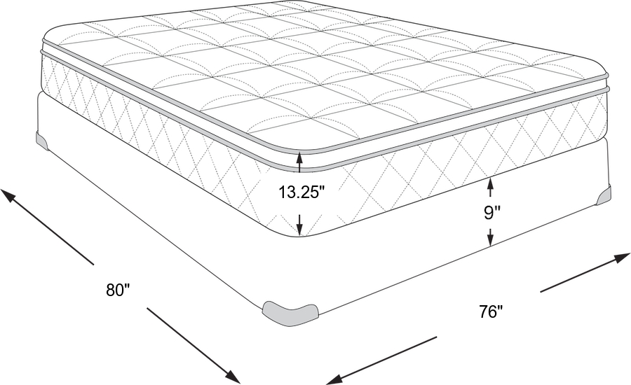 Dimension Image. Please refer to the Dimension Tab on this page for dimension details.