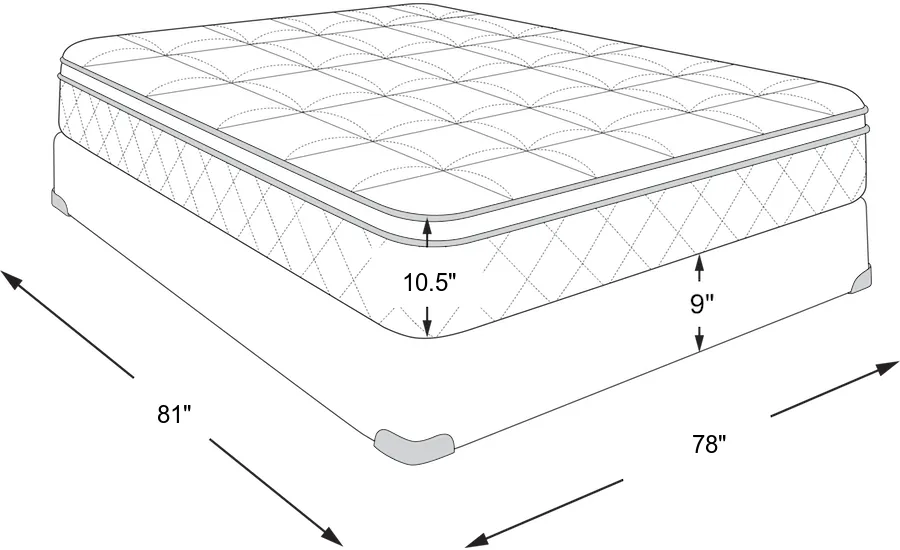 Dimension Image. Please refer to the Dimension Tab on this page for dimension details.