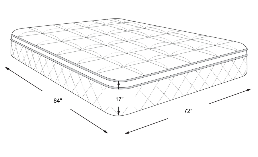 Dimension Image. Please refer to the Dimension Tab on this page for dimension details.